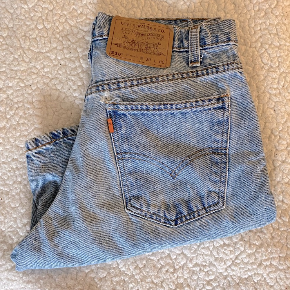 Levi’s vintage 550 relaxed fit, size 30